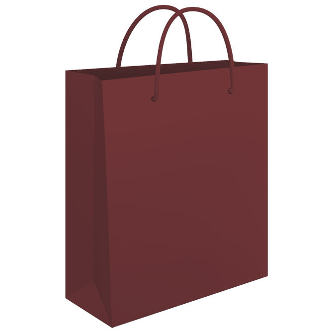 VREĆICE UKRASNE 24X39X9CM SJAJNA PLASTIFIKACIJA FORNAX BORDO