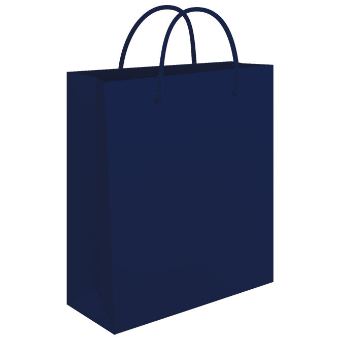 VREĆICE UKRASNE 34X39X10CM SJAJNA PLASTIFIKACIJA FORNAX PLAVE