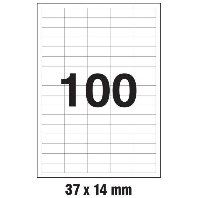 ETIKETE ILK  37X14MM PK100L MARKIN 210A401