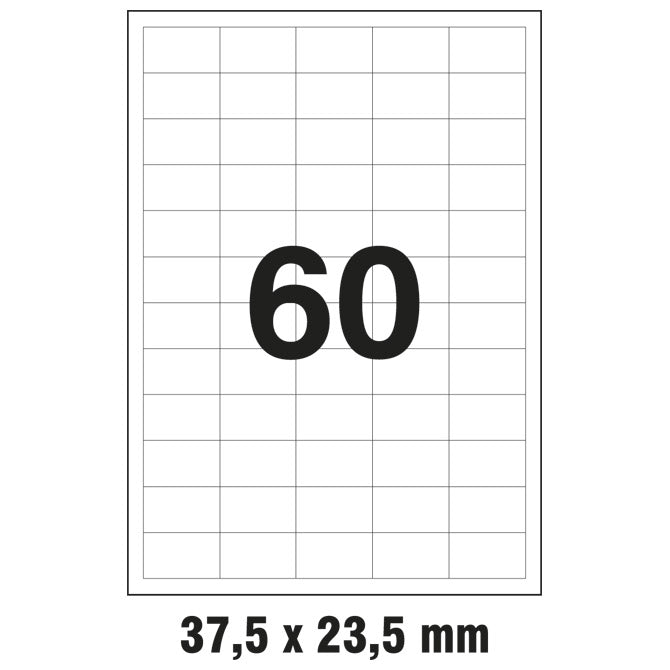 ETIKETE ILK 37,5X23,5MM PK100L MARKIN 210A402