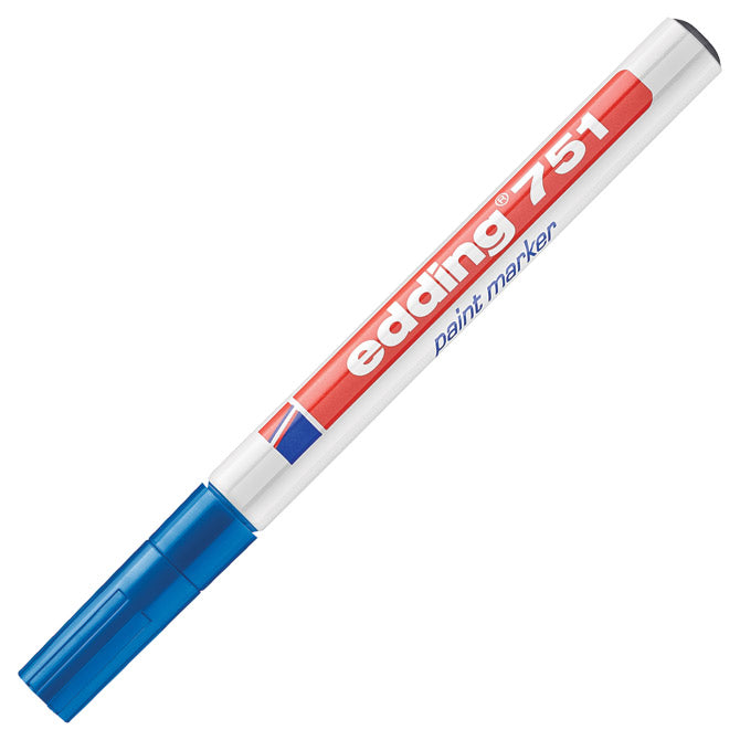 MARKER PERMANENTNI LAKIRAJUĆI 1-2MM EDDING 751 PLAVI
