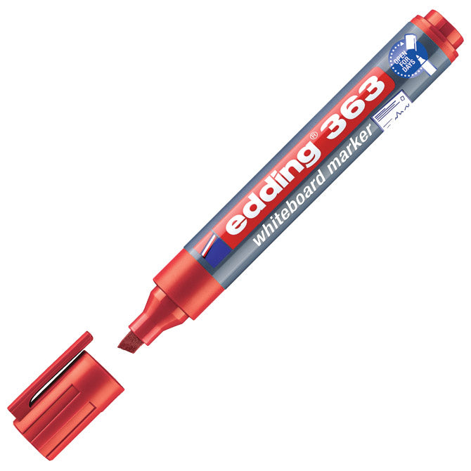 Marker za bijelu ploču 1-5mm edding 363 crveni