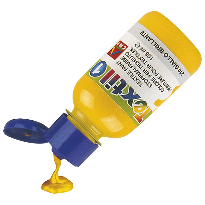 Boja tempera za tekstil 125ml cmp.410tx125201 žuta