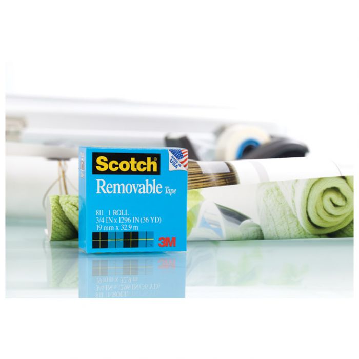 TRAKA LJEPLJIVA NEVIDLJIVA ODLJEPLJIVA 19 MM/33M SCOTCH 811 3M.