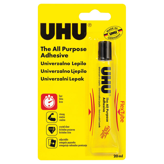 Ljepilo univerzalno tuba 20g flex plus clean uhu.38590 blister
