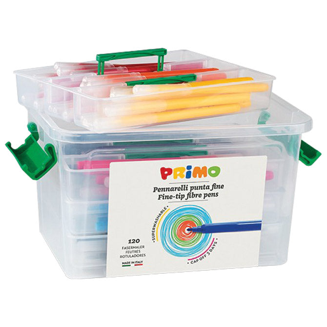 FLOMASTER ŠKOLSKI 120BOJA (120X10 KOMADA) U PP KUTIJI PRIMO CMP.615PEN120