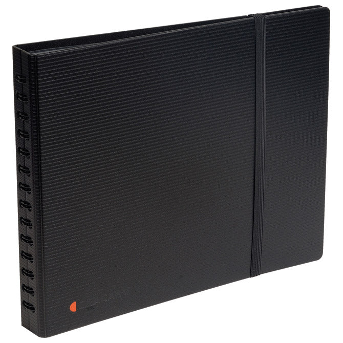 Album za vizitke 240 kartic z elastiko 25x20cm exactive exacompta 75134e