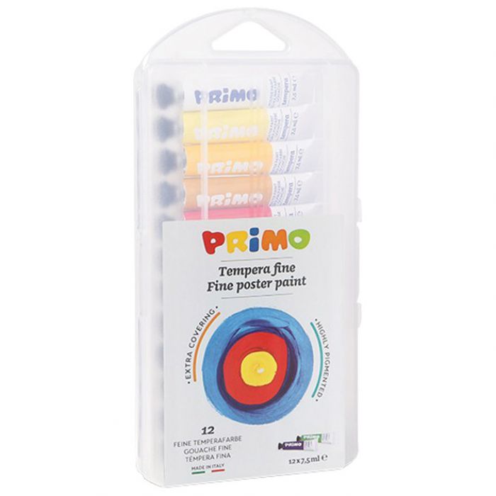 BOJA TEMPERA  7,5ML ALUMINIJSKA TUBA 12BOJA/POLY PRIMO 245T12PP BLISTER