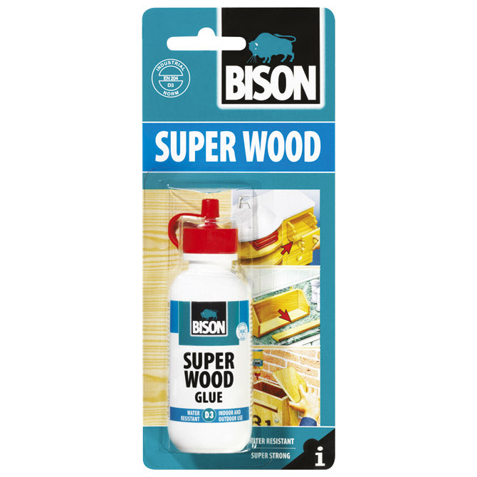 Ljepilo za drvo  75g superwood bison 1539029 blister
