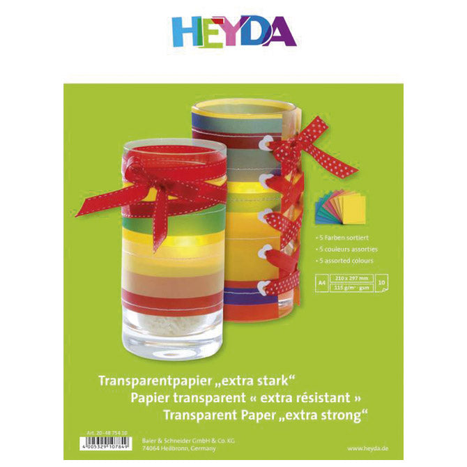 PAPIR-PAUS A4 115G PK10 HEYDA 20-48754 10 SORTIRANO