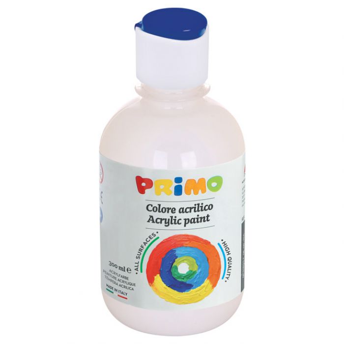 BOJA TEMPERA AKRILNA 300ML PRIMO 400TA300100 BIJELA