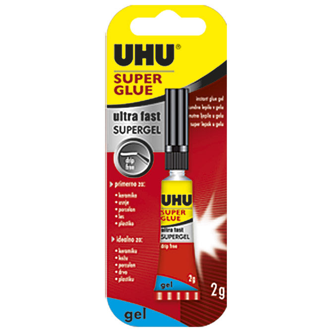 LEPILO TRENUTNO 2G SUPER LEPILO GEL UHU BLISTER
