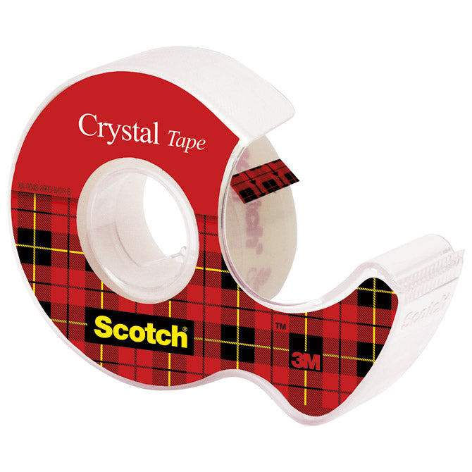 Traka ljepljiva nevidljiva 19mm/ 7,5m scotch crystal 3m.blister