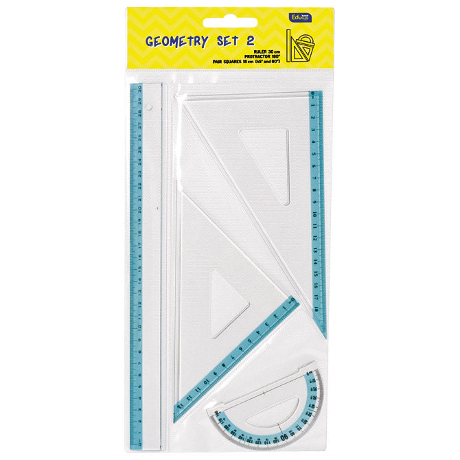 Geometrijski set GT2 srednji Educa blister
