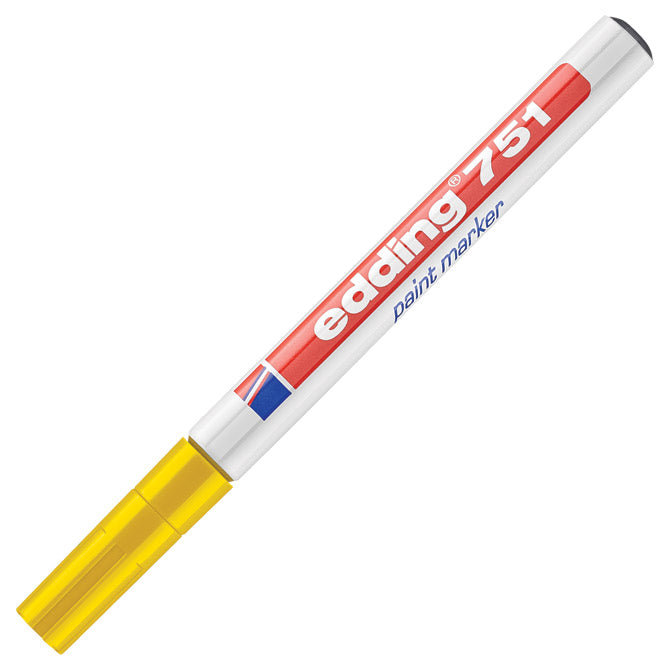 Permanentni lakirni marker 1-2mm edding 751 rumeni