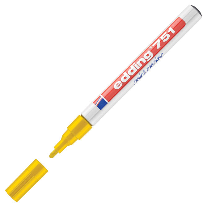 Permanentni lakirni marker 1-2mm edding 751 rumeni