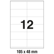 NALJEPKE ILK 105X48MM PK100L ZWECKFORM 3424