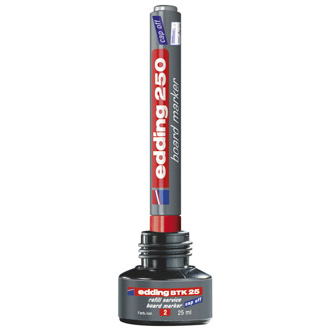 TINTA ZA MARKER (ZA BIJELU PLOČU) 25ML EDDING BTK25 CRVENA