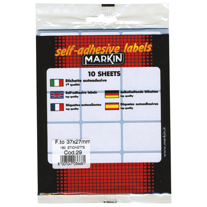 Nalepke slep 37x27mm pk10L Markin 10029 blister