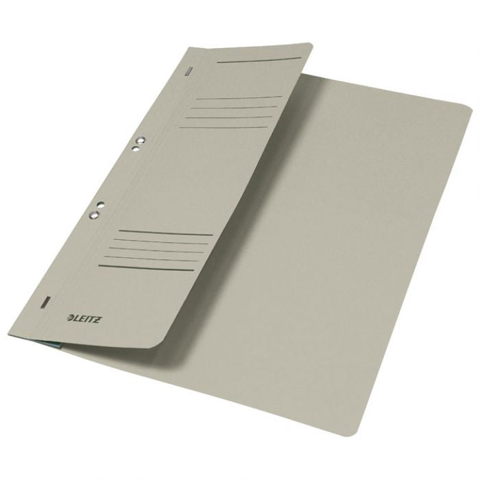 Fascikel-polovico fascikla karton z mehanizmom A4 F7 Leitz 37400085 siv