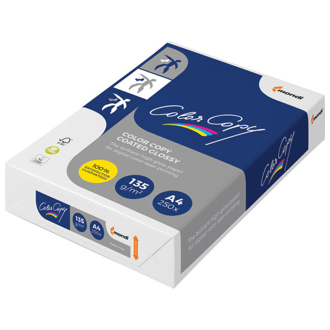 PAPIR LK COLOR COPY COATED SJAJNI 135G A4 PK250 MONDI