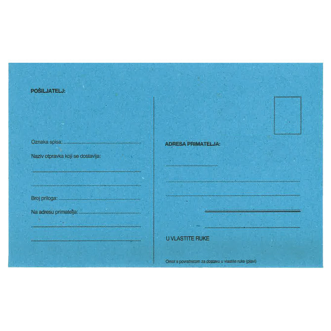 Kuverte b6-5 s povratnicom strip pk1000 croatan