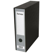 REGISTER A4 ŠIROKI V ŠKATLI PRESTIGE FORNAX 402339 (13466) METALIK SREBRN