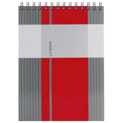 BLOK KOLEDAR A4 KARO 80L SPIRALA ZGORAJ MAT PLUS LAK LINEARNI OZNAČEVALNI TRAK 4-64