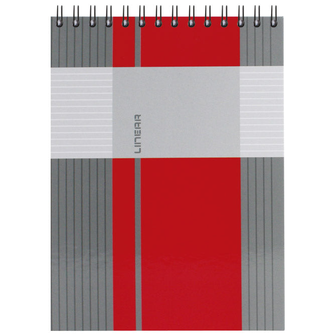 BLOK KOLEDAR A4 KARO 80L SPIRALA ZGORAJ MAT PLUS LAK LINEARNI OZNAČEVALNI TRAK 4-64