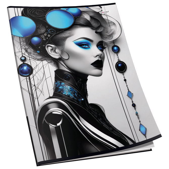 TEKA MEKI UVEZ A5 KARO 40L 80G GLITTER CONNECT SORTIRANI MOTIVI