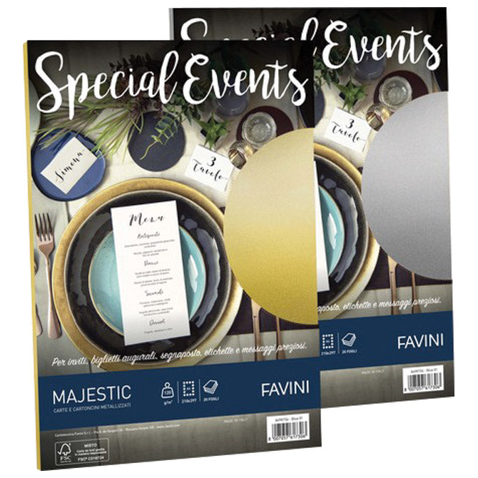 PAPIR ILK SPECIAL EVENTS A4 120G PK20 FAVINI SREBRNI