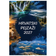 KALENDAR "HRVATSKI PEJZAŽI 2027" 13L, SPIRALA