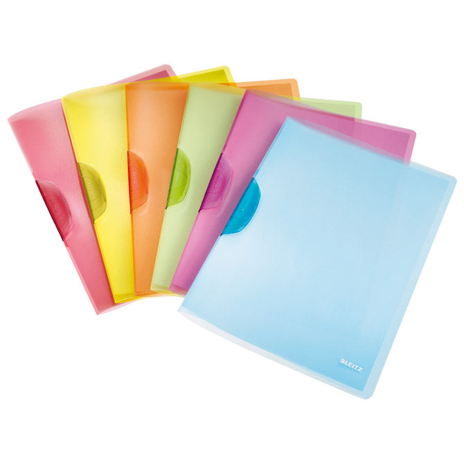 FASCICLIP PP A4 COLOR R-BOW LEITZ 41760199 SORTIRANO