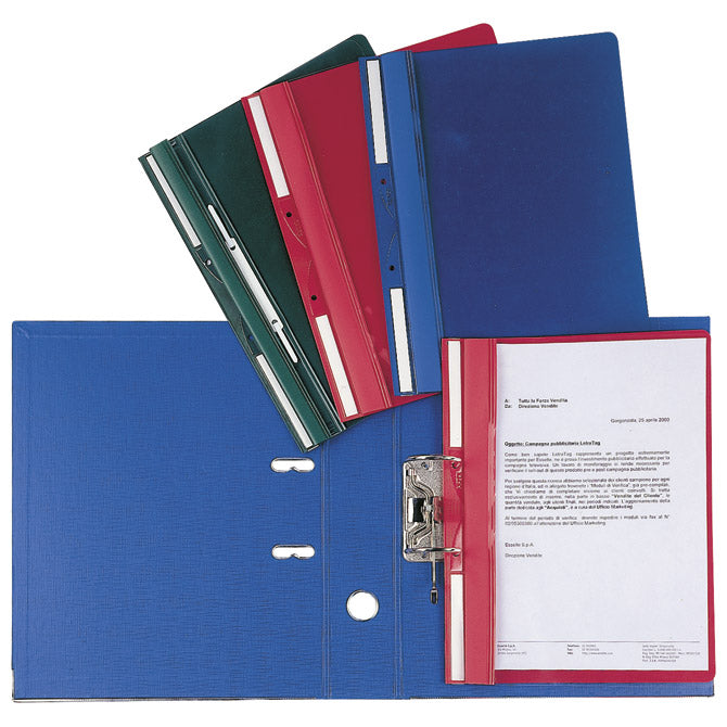 FASCIKL MEHANIKA EURO S 2RUPE PVC A4 LEITZ 41900125 CRVENI
