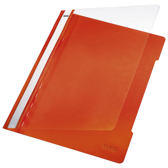FASCIKL MEHANIKA EURO PVC A4 LEITZ 41910045 NARANČASTI