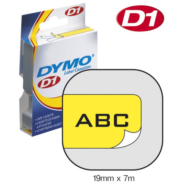 VRPCA D1 19 MMX7M DYMO 45808 CRNO-ŽUTA