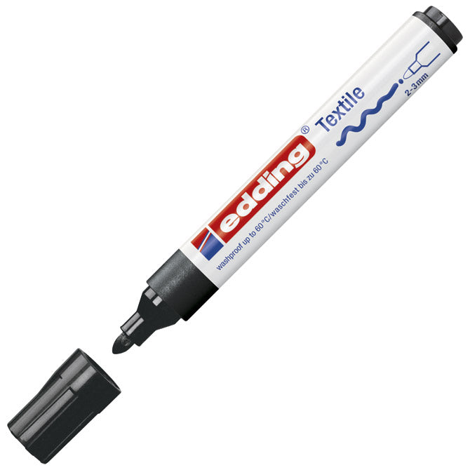 MARKER ZA TEKSTIL 2-3MM EDDING 4500 CRNI