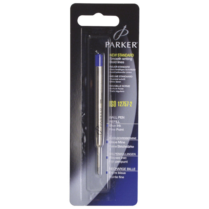 Vložek za kemični svinčnik 0,8mm fine parker s0168930 modri blister