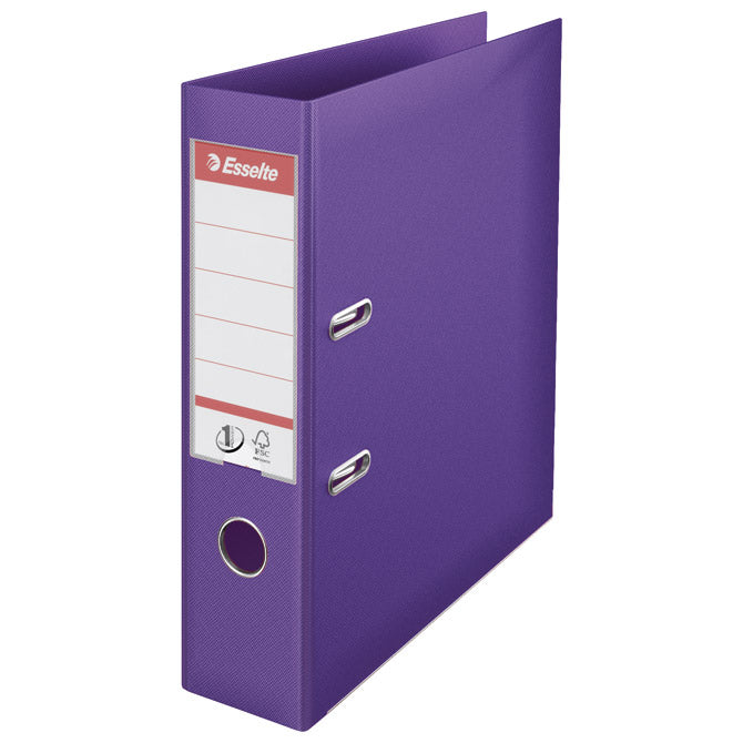 Registrator a4 široki samostojeći esselte 811530 lila