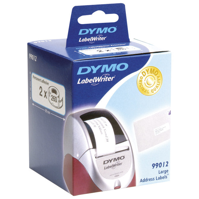 ETIKETE U ROLI- 89X36MM PK2 DYMO 99012 BIJELE BLISTER