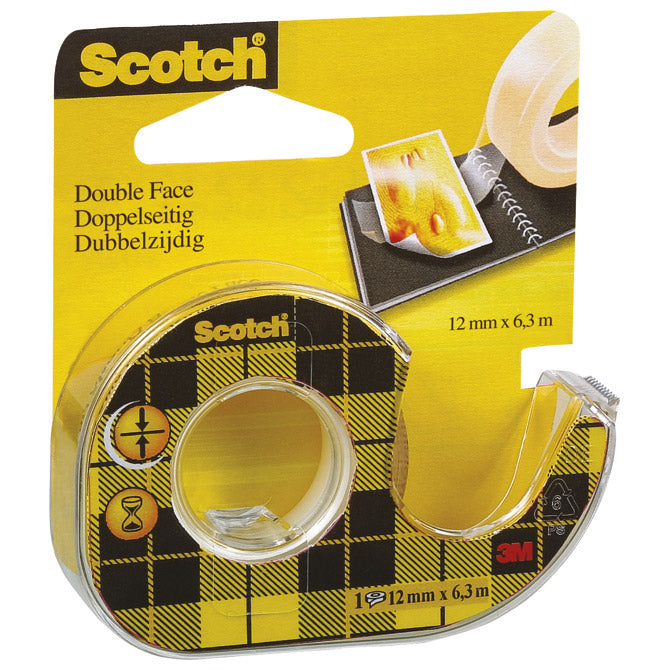 TRAKA LJEPLJIVA OBOSTRANA 12MM/6,3M SCOTCH-136D 3M.