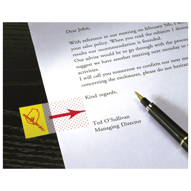 ZASTAVICA 25,4X43,2MM 50L POST-IT 3M.680-31 SIGN RUMENA BLISTER