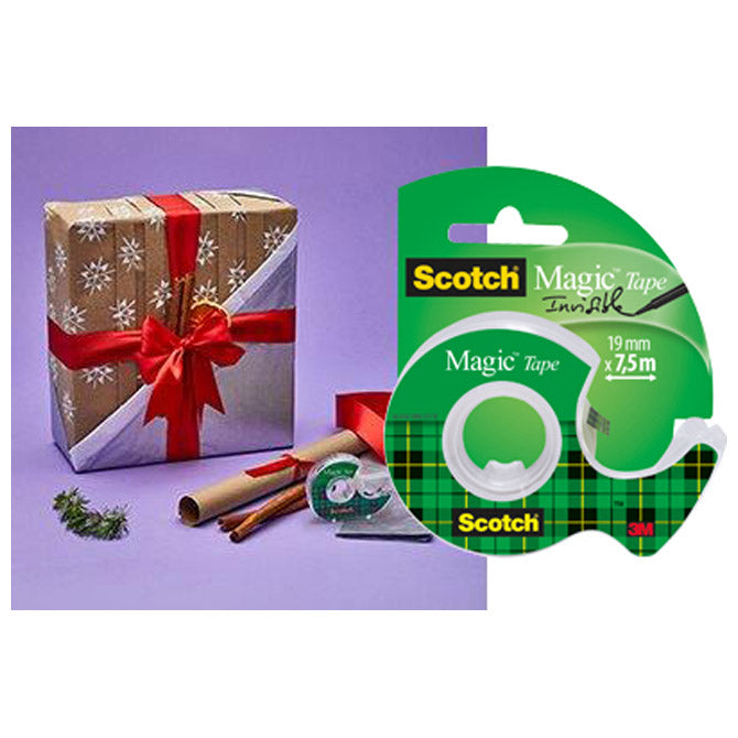 TRAKA LJEPLJIVA NEVIDLJIVA 19MM/ 7,5M SCOTCH MAGIC 3M.BLISTER
