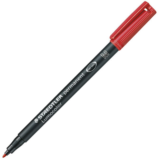 Marker permanentni 1mm lumocolor staedtler 317-2 crveni