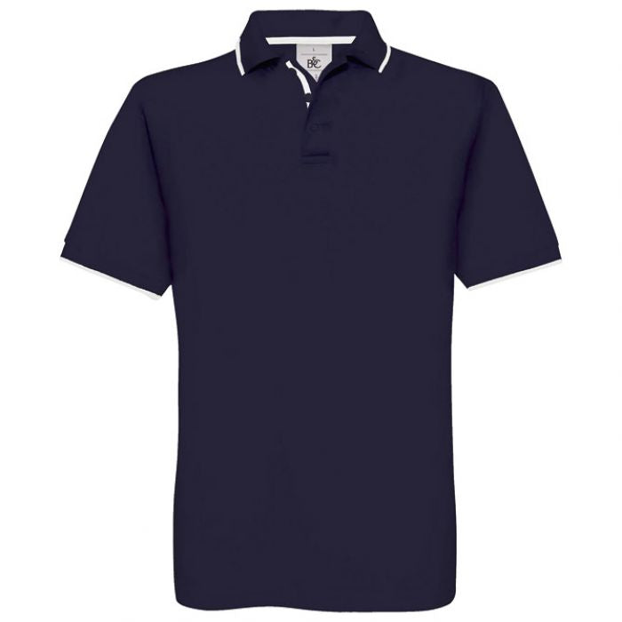 MAJICA KRATKI RUKAVI B&C SAFRAN SPORT 180G TAMNOPLAVA/BIJELA 2XL * DO ISTEKA ZALIHA
