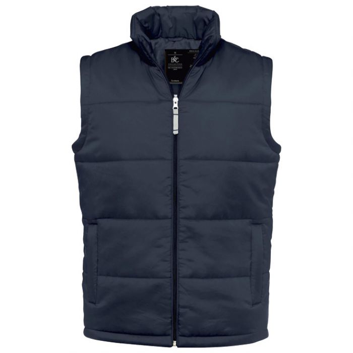 PRSLUK ZIP MUŠKI B&C BODYWARMER/MEN TAMNOPLAVI 3XL * DO ISTEKA ZALIHA