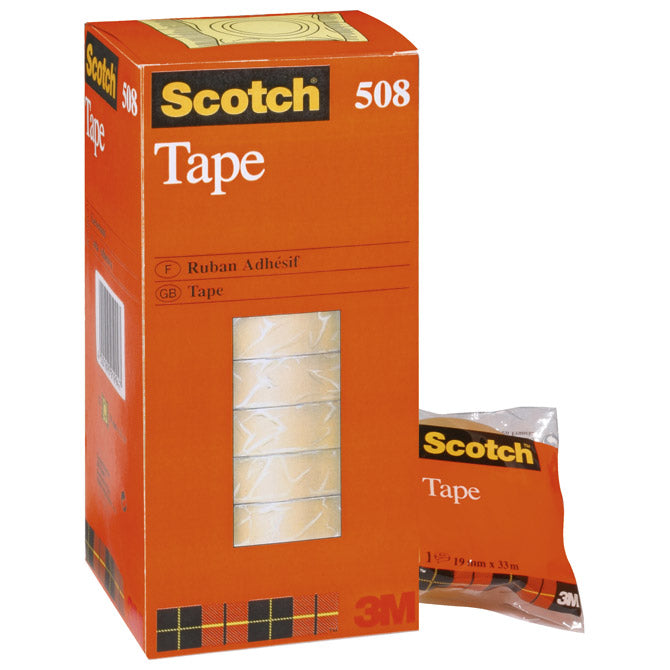Lepilni trak 19mm/33m Scotch 508 3M.prozoren