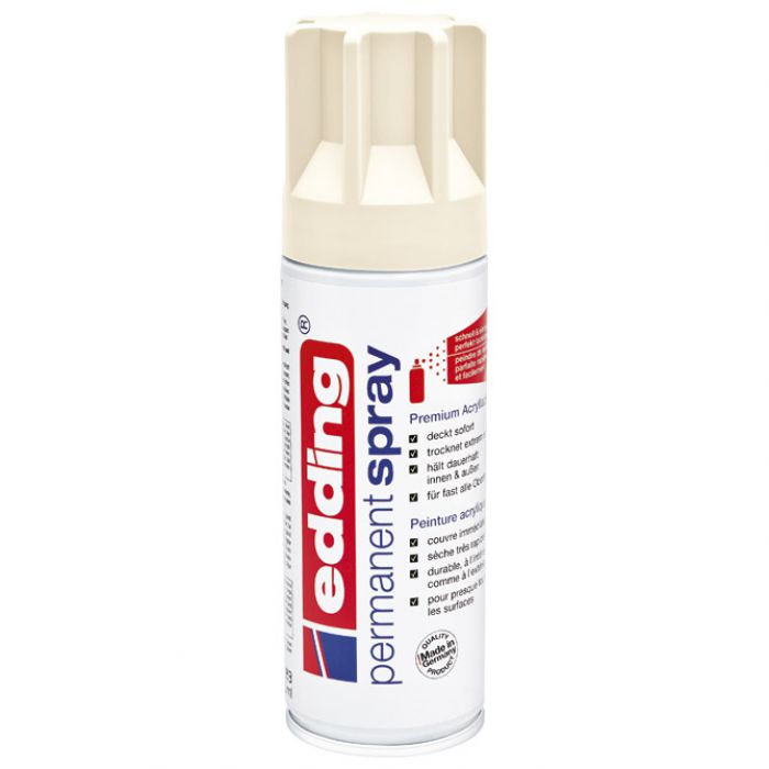 BOJA AKRILNA U SPREJU 200ML PERMANENTNA EDDING 5200920 BOJA SLONOVAČE