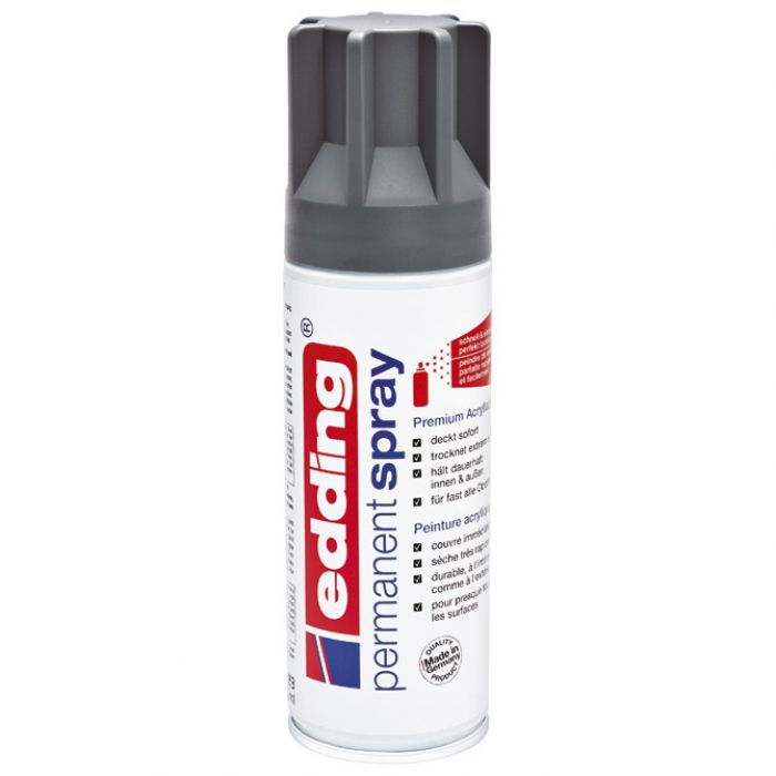 BOJA AKRILNA U SPREJU 200ML PERMANENTNA EDDING 5200926 TAMNOSIVA