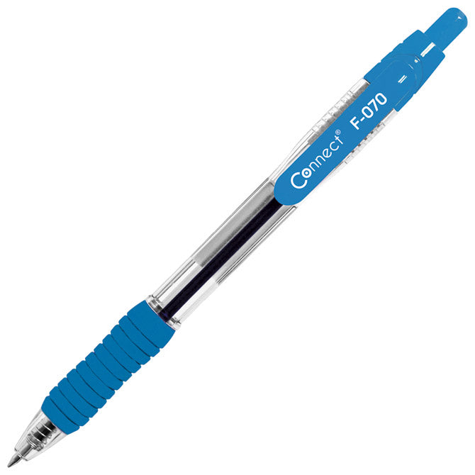 Kemijski svinčnik grip f-070 vložek modri connect svetlo modra